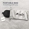MMCTION Silk Sleep Eye Mask Ultra Comfortable Soft Eye Covers