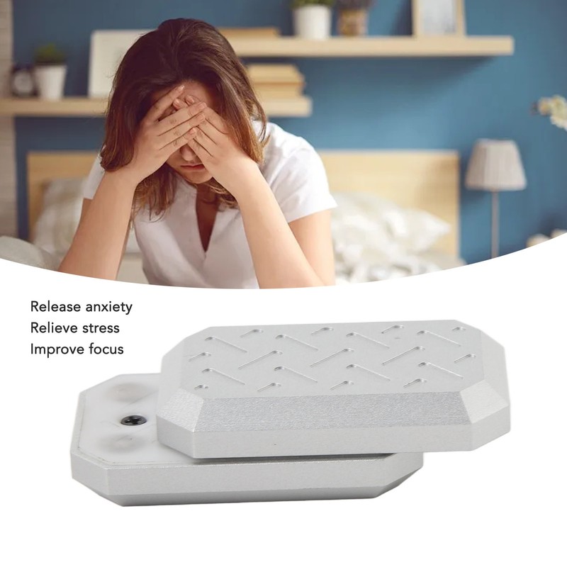 Push Slider Card Toy Textured Pattern Anxiety Relief Aluminum Alloy