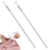 2PCS Flexible Elastic Drawstring Threader Tool - Metal Spring Tool