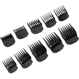 Kaynway Magnetic Clipper Guards for Wahl Clippers, Replacement Hair Clipper Cutting Guide Combs -Length 1.5-25mm (1/16'' to 1''), 10 Pack (10)