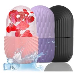 3rodillos De Hielo De Siliconapara Masajesfacialesycuidmixta                                                                                          