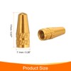 sourcing map 8pcs Bike Valve Caps Anodized Aluminum Road Bicycle