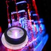 Set of 2 LED Coasters Rainbow Coasters LED Pedestal Herbarium