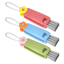 3 in 1 Cup Lid Gap Cleaning Brush Set, Multifunctional Bottle Cleaning Brush, Cup Lid Gap Cleaner, Home Kitchen Crevice Cleaning Brush Tools (Multicolor)