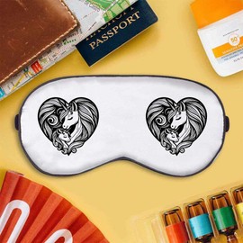 'Parent & Baby Unicorn' Sleep/Travel Eye Mask (EY00024408)