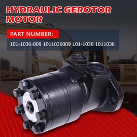 Zachager Hydraulic Motor for Char-Lynn Eaton 2000 Series, Hydraulic Replacement Motor Replaces OEM Char-Lynn 101-1036-009 1011036009 101-1036 1011036 Eaton Gerotor Hydraulic Motor Replacement