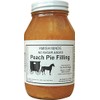 Ready To Use Pie Filling and Topping 32 oz. Jar (No Sugar Added Peach 1-Jar)