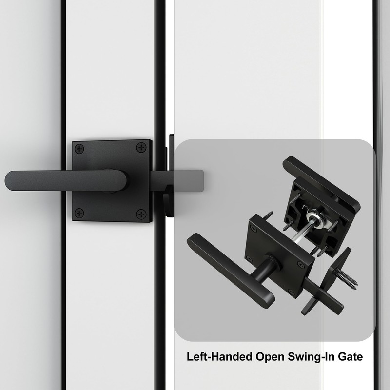 Sdstone Double Side Gate Latch,Heavy Duty Swinging Door Latch Gate