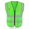 HYCOPROT High Visibility Mesh Safety Reflective Vest with Pockets and