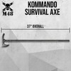 M48 Kommando Survival Axe Hiking Staff | Cast Stainless Steel