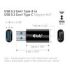 Club3D Adapter USB 3.2 Type A <> USB 3.2 Type