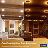 Amico 6 Pack Black 6 Inch 5CCT LED Recessed Ceiling