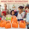 Epakh 12 Pcs Anime Party Favor Boxes Orange and Red