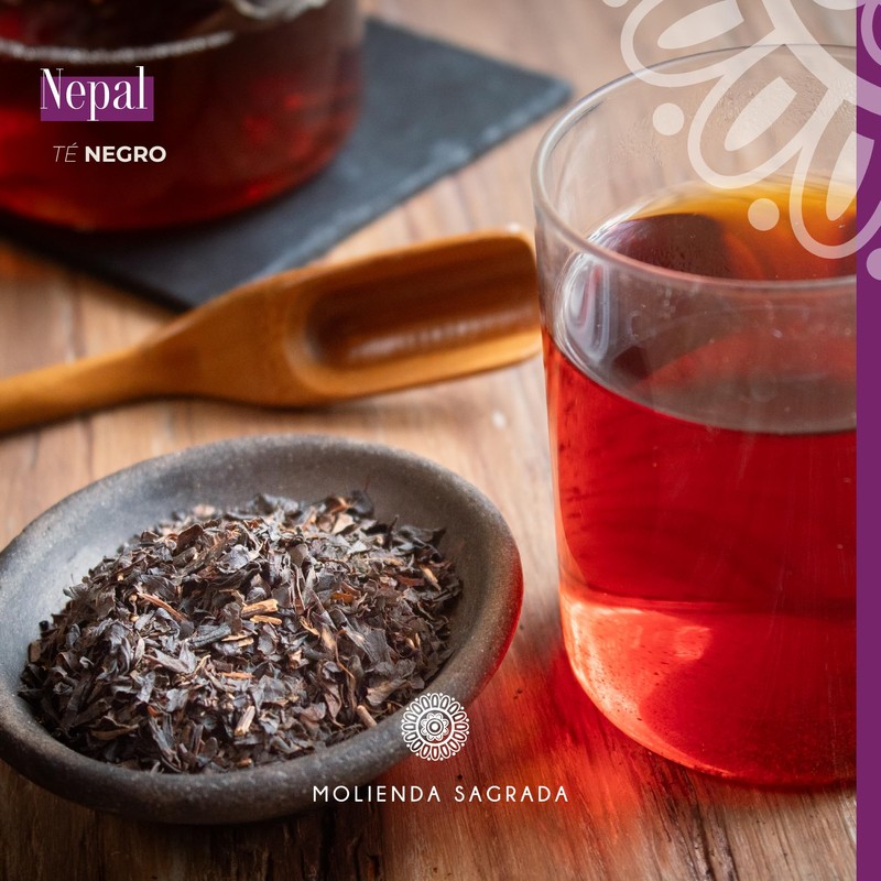 Molienda Sagrada, Té Negro Nepal, 15 sachets biosdegradables.