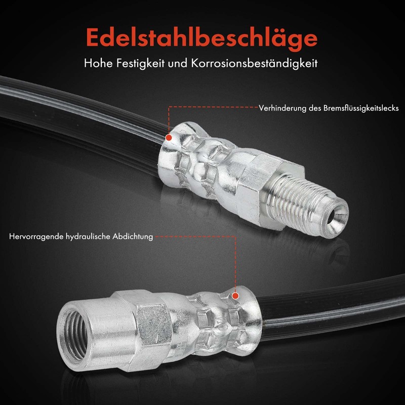 Frankberg 1 x Brake Hose Brake Hoses Rear Axle Compatible