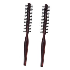 TOVINANNA Sets Hair Brush Round Natural Wood Brush for Hairdressing Scalp Massage Pcs