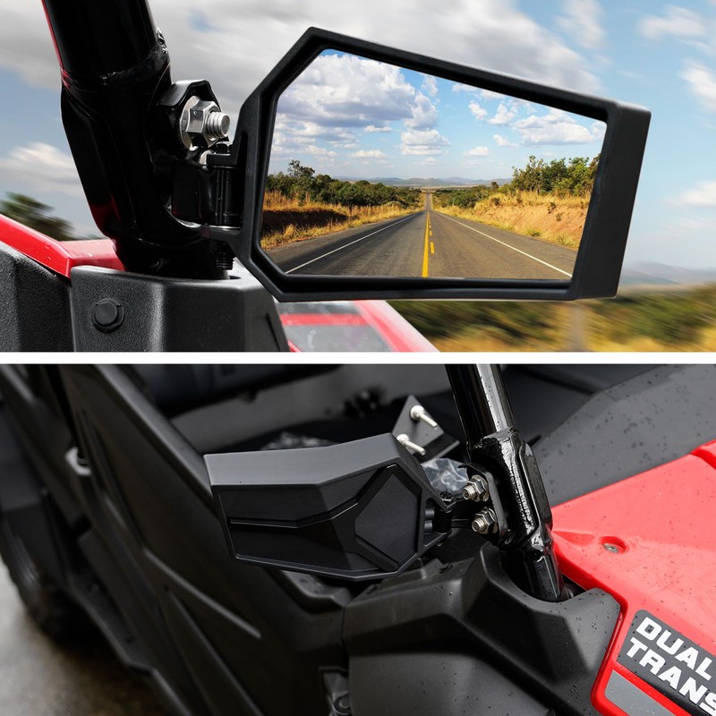 A & UTV PRO Side Rear View Mirrors for Honda