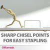 Officemate Silver Chisel Point Staples 1 Pack 210 Count Standard