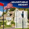 Dkenicor 16FT Telescoping Flag Pole Kit,Heavy Duty Aluminum Flag Poles