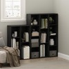 Furinno Furinno Luder 11-Cube Reversible Open Shelf Bookcase, Blackwood