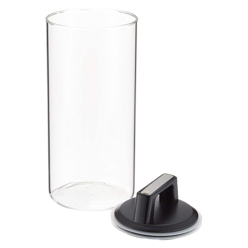 Fujisho Airtight Glass Canister Storage Container, Air Reducer, L, 2000cc