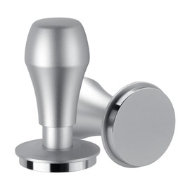 Normcore 53.3mm Coffee Tamper V4.1 with Click Sound Feedback, Spring Loaded Tamper With Stainless Steel Flat Base, Compatible with 54mm Breville Sage Espresso Machine Portafilter, Silver