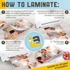 Matte Thermal Laminating Pouches, 9 x 11.5 Inches, 3 Mil