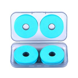 Unikato Fishing Line Spool, Storage, Round Rigging Wind, Rigging Storage Main Line Spool, Easy to Carry, Fishing Tackle Bobbin with Case (4 Rigging Coils + Storage Case)