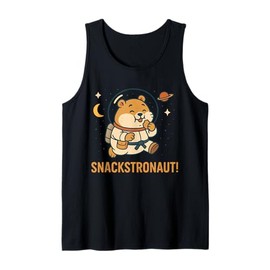 Snackstronaut Space Hamster Galactic Cookie Cruncher Tank Top