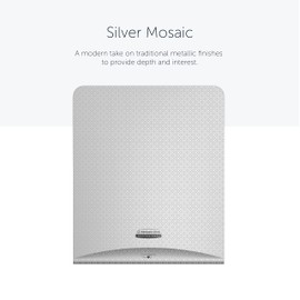 Kimberly-Clark Professional ICON Faceplate (58760), Silver Mosaic Design, for Automatic Hard Roll Towel Dispensers (Qty 1)