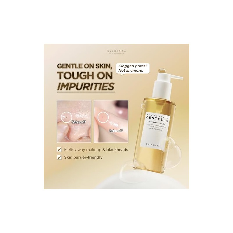Madagascar Centella Light Cleansing Oil by Skin1004 for Women -