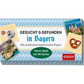 Genus & funds in Bayern - die schönsten bayerischen Paare: Memo-Spiel mit 40 Karten
