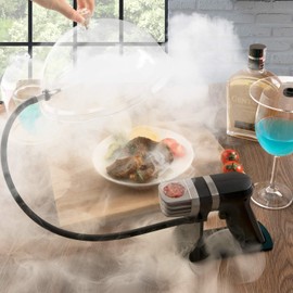 WITANHURST Flavor Blaster Portable Handheld Cold Smoking Gun Electric Smoker, Cold Indoor Smoker Smoke Infuser Gun Cocktail Kit for Food and Drinks – Includes Wood Chips and Batteries