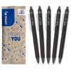 Pilot Set of 5 Frixion Point Clicker Rollerball Pens 0.5