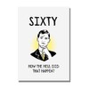 60th Birthday Card For Men, Him, Women, Husband, Wife, Funny,