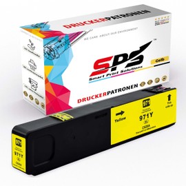 SPS Printer Ink Cartridge Compatible with HP Officejet Pro X 551 - CN628AE / 971XL | Yellow | 6,600 Pages