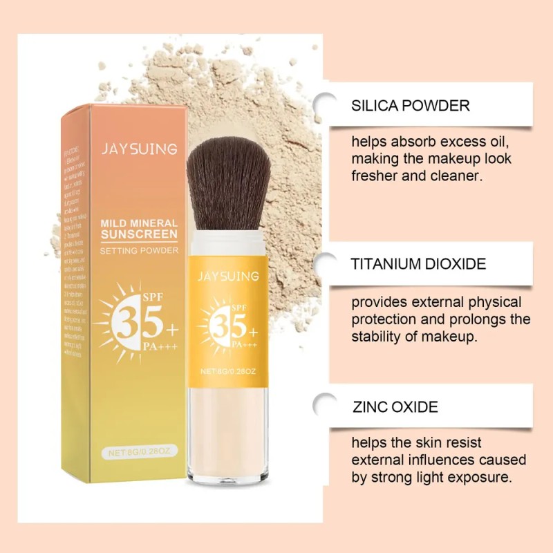 Jaysuing Sunscreen Shaping Powder Mate 8g Spf 50