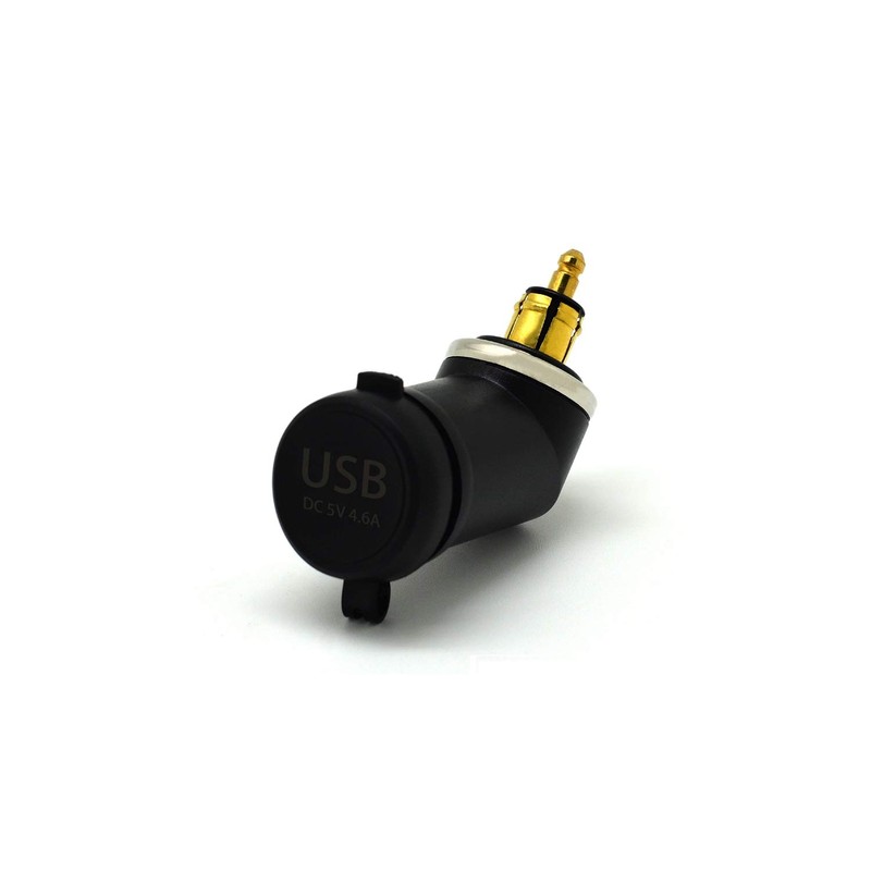 Cliff Top 4.6A Doppel-USB-Ladegerät für das Motorrad, Anschluss: DIN/Hella, geeignet