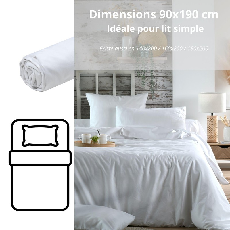 STOF - Fitted Sheet - Size 90 x 190 cm