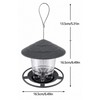 Hanging Bird Feeder for Wild Birds – Gazebo-Style Plastic Seed