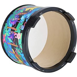 Floor drum, bongotom drum, drum that can be used without drumsticks, 8 inch early education percussion drum for children, with 2 mallets, suitable as early childhood education instrument