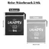 Xialvyu Pack of 2 Travel Laundry Bags, 38 x 48