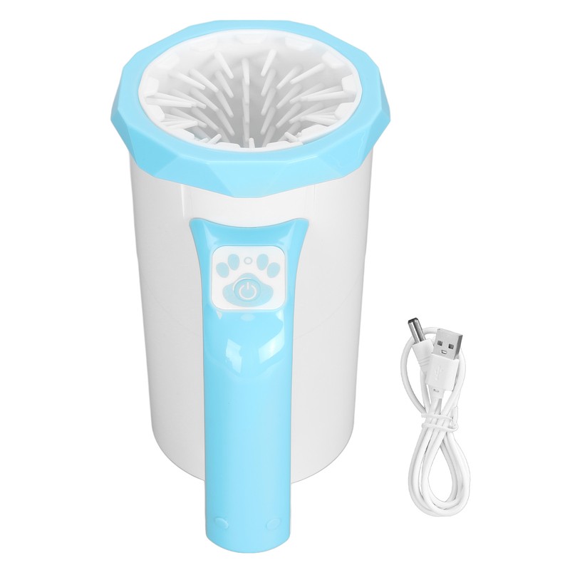 Automatic Dog Paw Cleaner Multifunction Powerful Silicone Bristles Rechargeable Portable