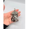 HEAD Vintage Stainless Steel Jesus Head Piece Large Pendant