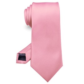 RBOCOTT Pink Tie Formal Necktie for Men (pink)