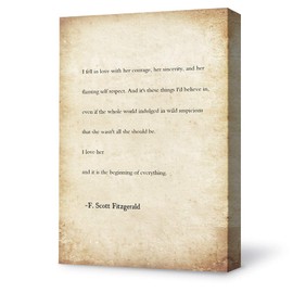 SIGNFORD Canvas Wall Art for Living Room,Bedroom Home Artwork Paintings Love Poems Ready to Hang - 12x18 inches