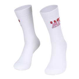 LIKUNGOU I Love My Boyfriend Socks for Couple Valentine Gift I Love My Girlfriend Love Gifts for Her, i love my girlfriend, One size fits all