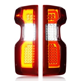 Tresound LED Tail Light for Chevy Silverado 1500 2019-2023, 2500 HD 3500 HD 2020-2023, Rear Taillight Assembly, 84554656, 84554657, 84752978, 84752979, GM2800308, GM2801308