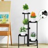 5 Tier Metal Plant Stand, Heavy Duty Corner Plant Holders