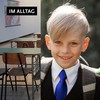 DonDon® Children’s Boy’s Tie, Silk Look, Shiny, Elasticated -